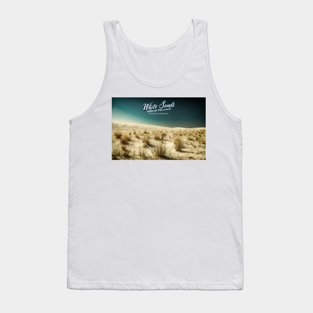 White Sands National Monument New Mexico Tank Top by Gestalt Imagery